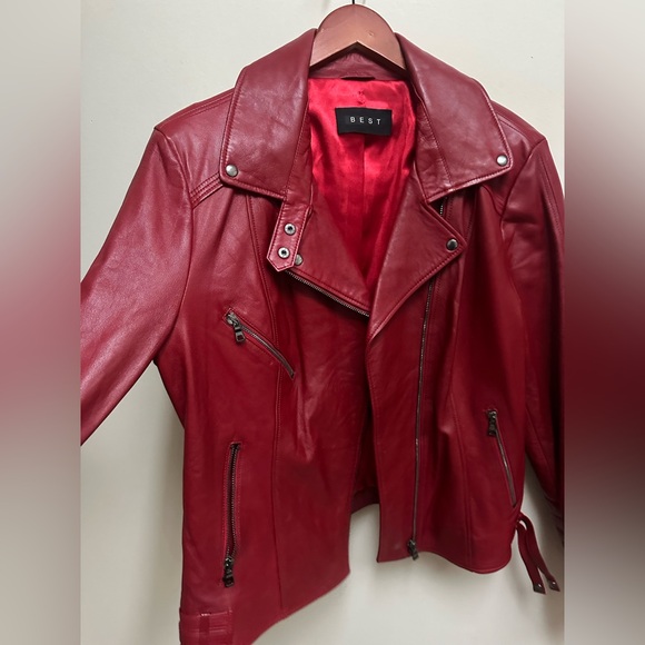 Best 100% Leather Motorcycle Jacket - Picture 2 of 9